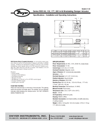 Thumbnail of document Manual - DDB/DDD - Non-Spring Return Direct Coupled Actuator